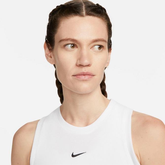 Nike Dri-Fit Race White Womens Tank Top