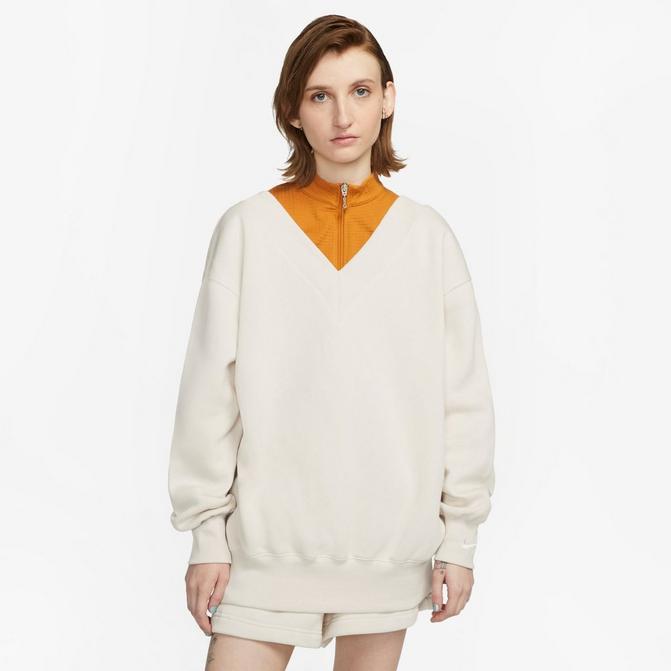 Oversized v best sale neck sweatshirt