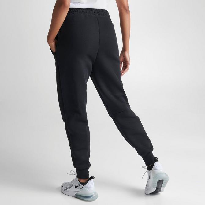 Nike Women's Tech Fleece Grey Jogger - Puffer Reds
