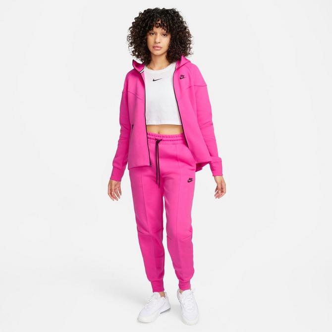 Pink nike best sale tech fleece pants