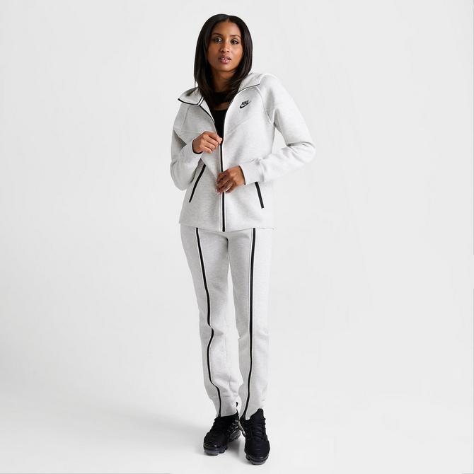 Nike Sportswear Women's Tech Fleece Windrunner Full-Zip Hoodie / Dark  Heather Grey