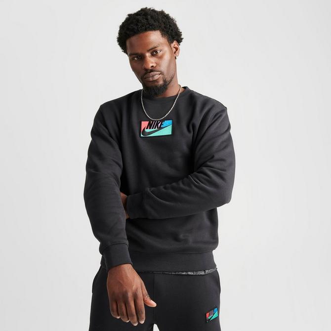 Nike club black store sweatshirt