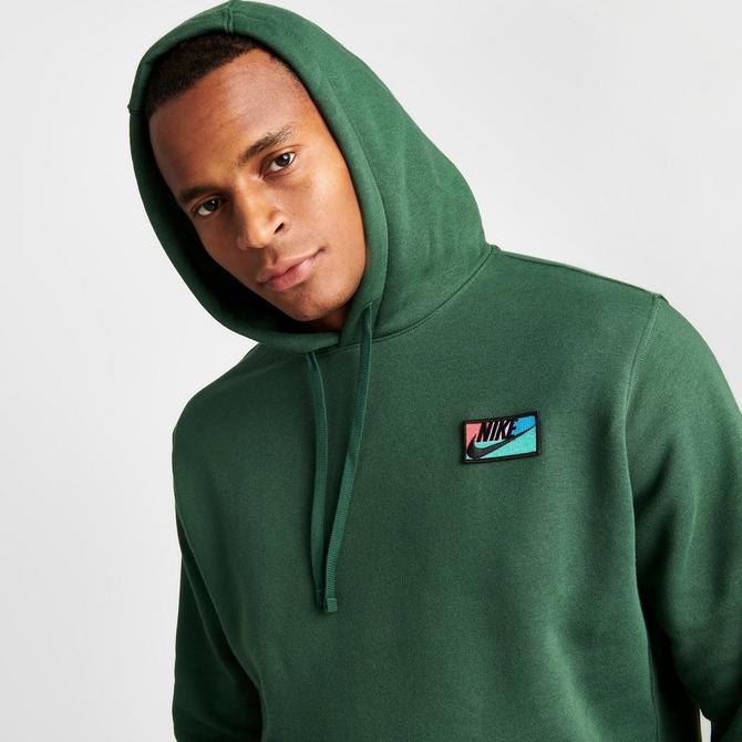 Nike club discount overhead hoodie green