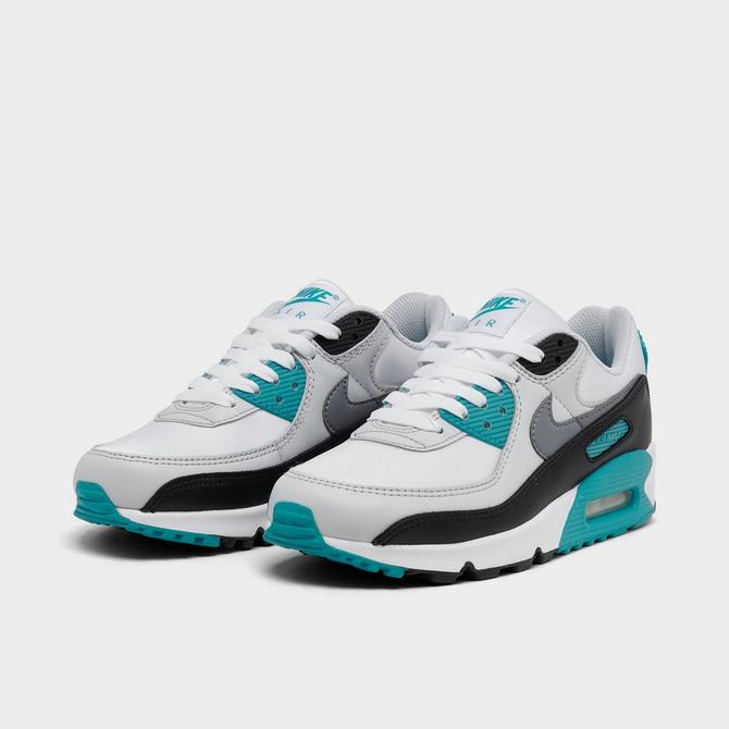 White and teal outlet nike shoes