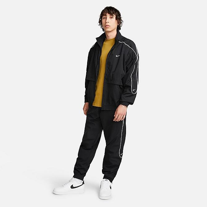 Men's Nike Sportswear Solo Swoosh Woven Track Jacket| JD Sports Men's Nike Sportswear Solo Swoosh Woven Track Jacket| JD Sports
