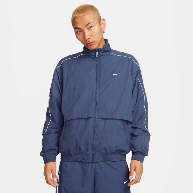 Blue nike track jacket online