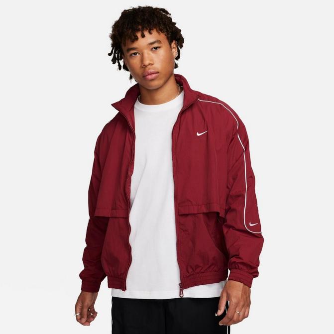 Men s Nike Sportswear Solo Swoosh Woven Track Jacket