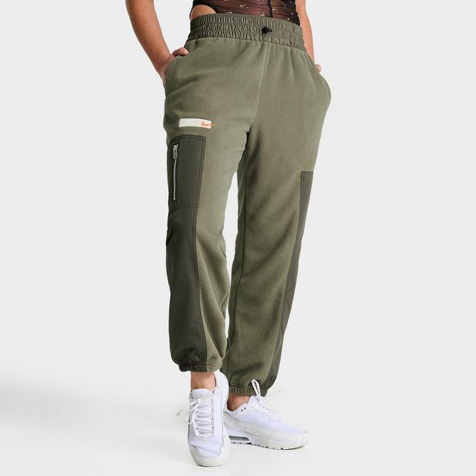 The Couture Club Khaki Box Logo Woven Cargo Pant