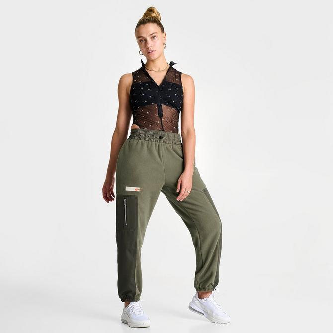 Mid-Rise French-Terry Utility Street Joggers for Women