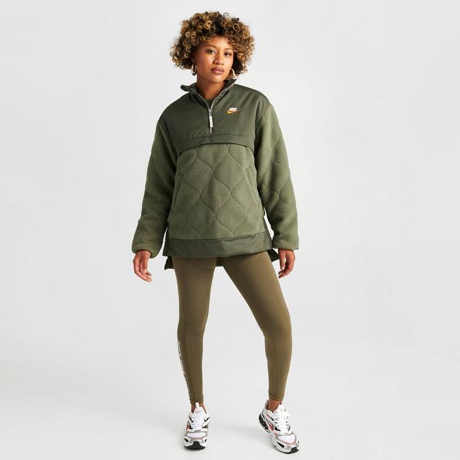 Women's Nike Sportswear 1/4-Zip High-Pile City Utility Jacket