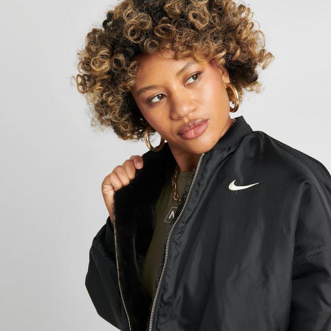 Women's Nike Sportswear Reversible Faux Fur Bomber Jacket