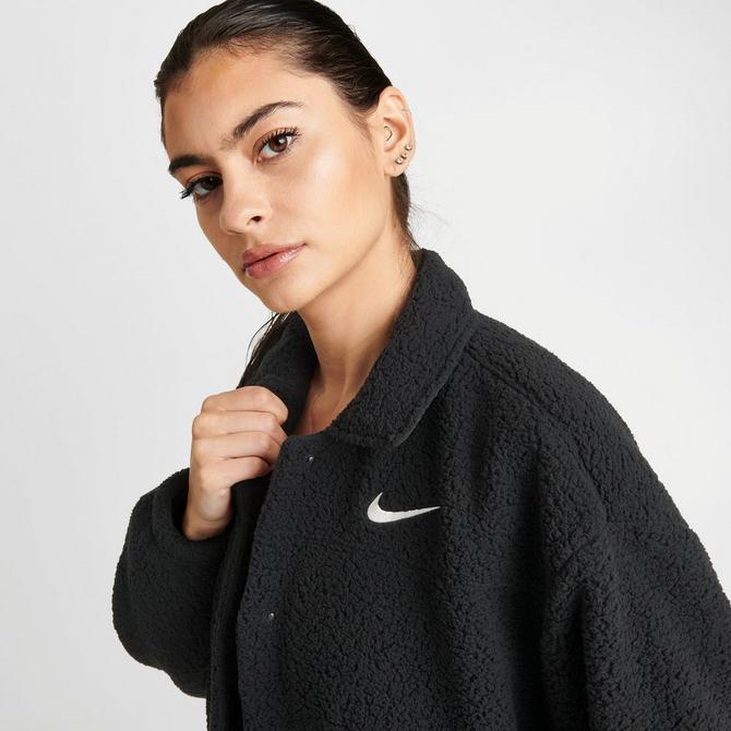 Nike sportswear sherpa jacket hot sale