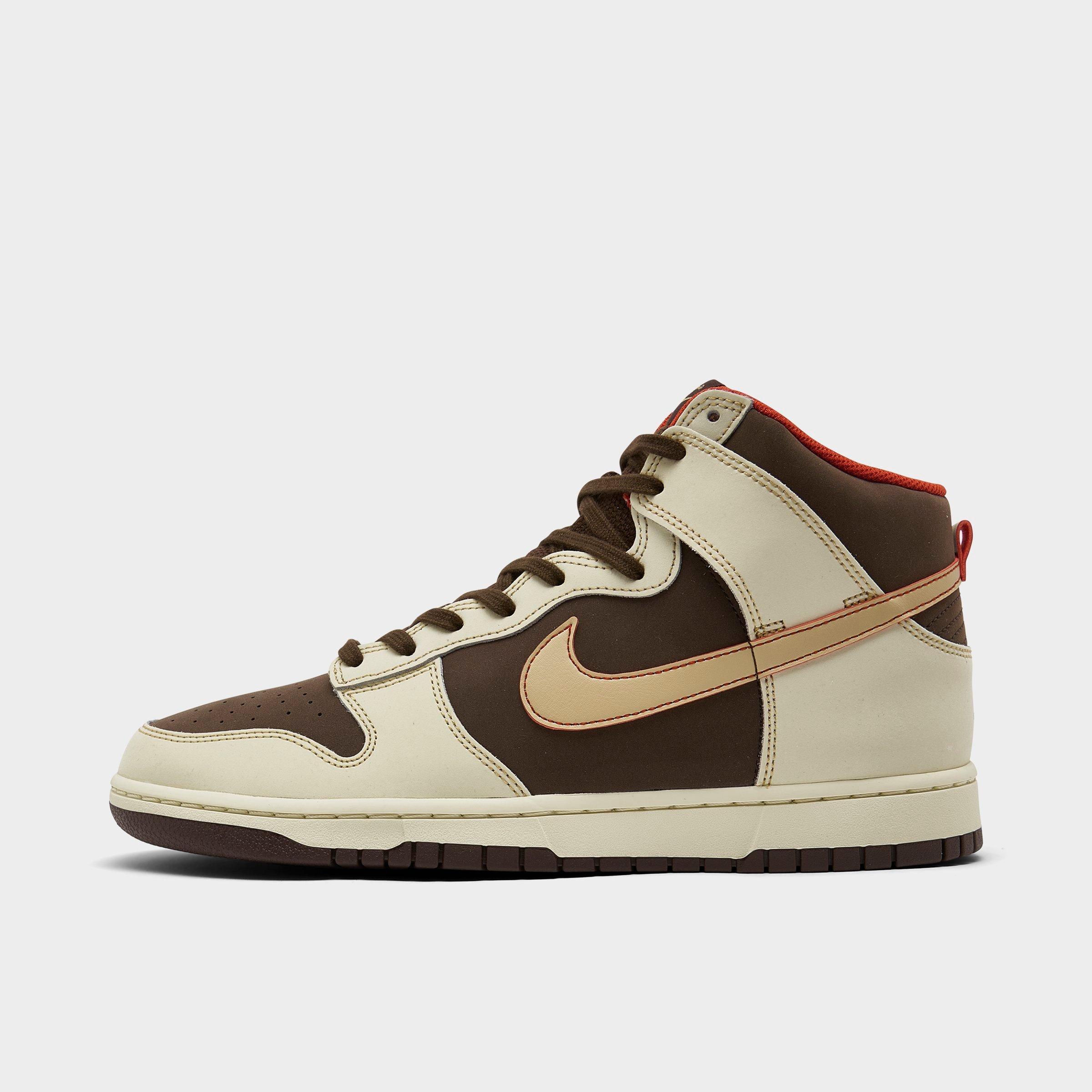 Brown dunks high