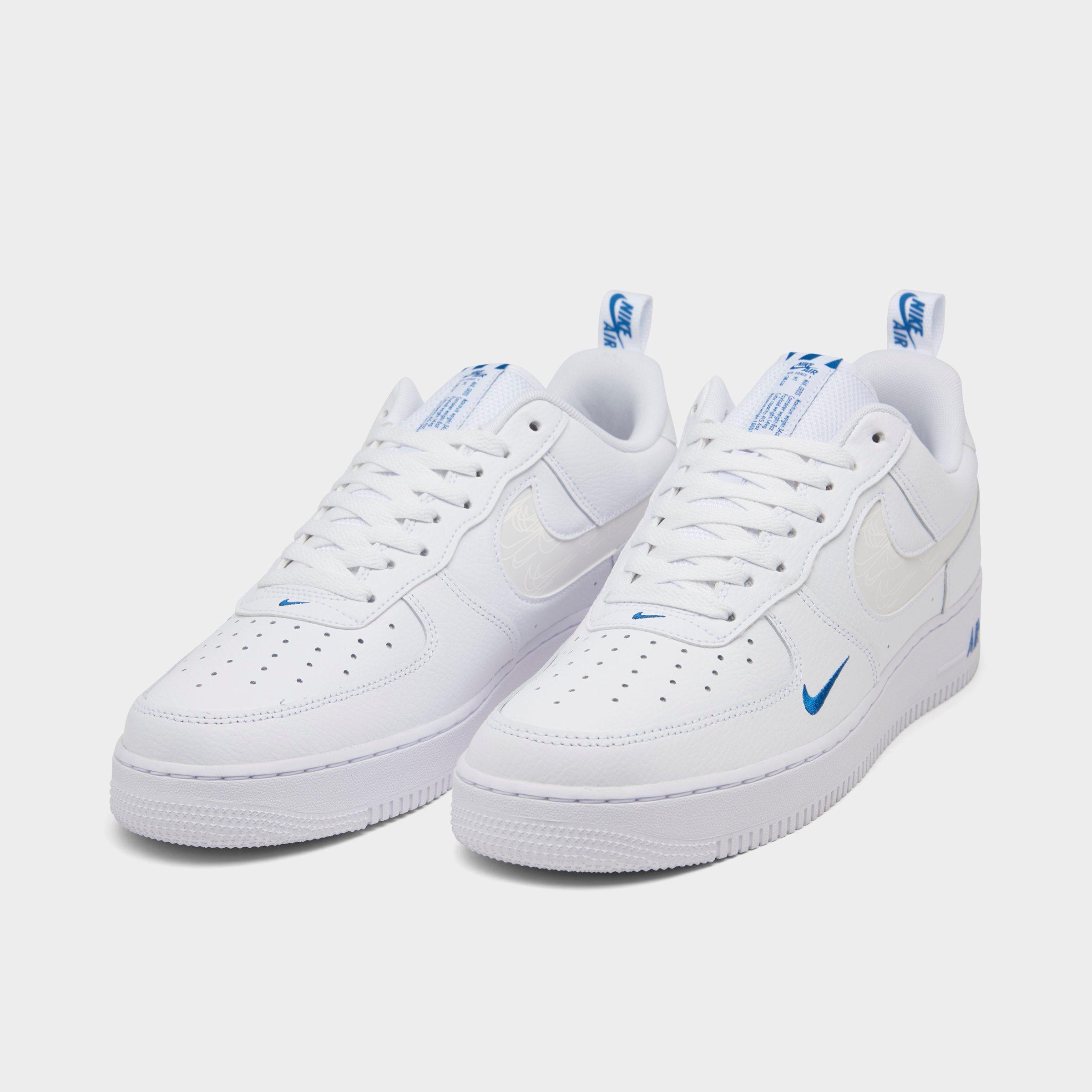white air force 1 reflective swoosh