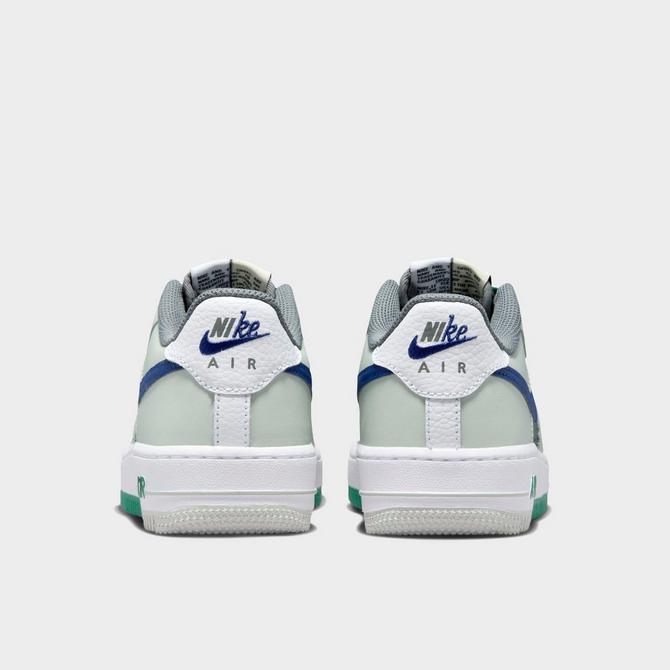 Nike Big Kids Air Force 1 Lv8 (white / multi-color-medium blue)