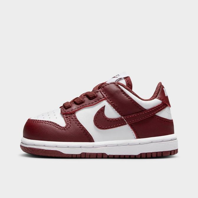 Amazon.com | Nike Dunk Low Big Kids' Shoes (FZ5528-101, White/University  RED/Black) Size 6.5 | Basketball