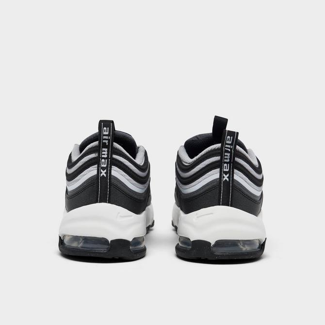 Nike Air Max 97 Grade School Boys' Running Shoes, Black/White, Size: 5