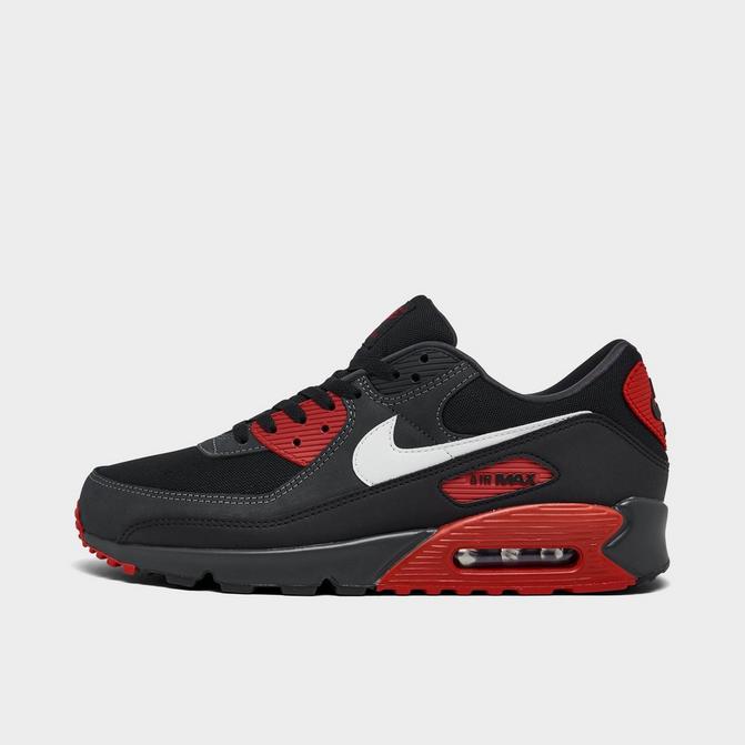 Nike mens red on sale and black shoes