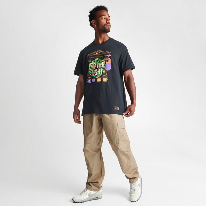 Men's Nike Max90 Basketball Planter Tie-Dye Graphic T-Shirt