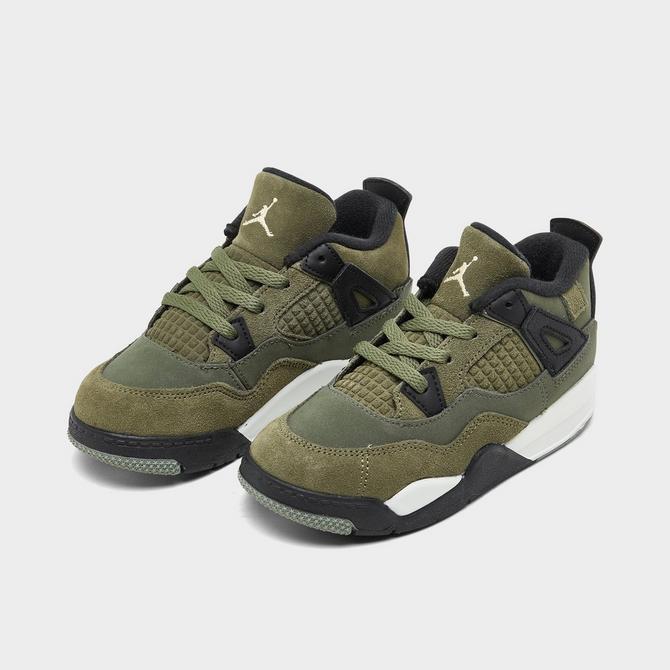 Olive green jordans store kids