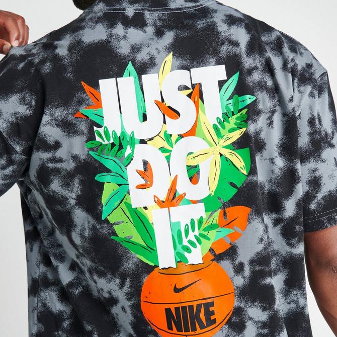 Nike Dri Fit Black Graphic Just Do It Short Sleeve T Shirt Boys