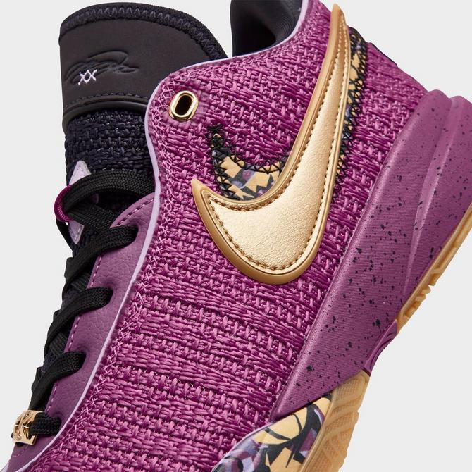 Nike LeBron 20 Vivid Purple Metallic Gold FD0207-500