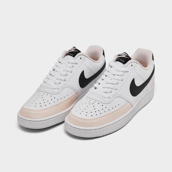 Nike court vision low hotsell women's casual shoes white