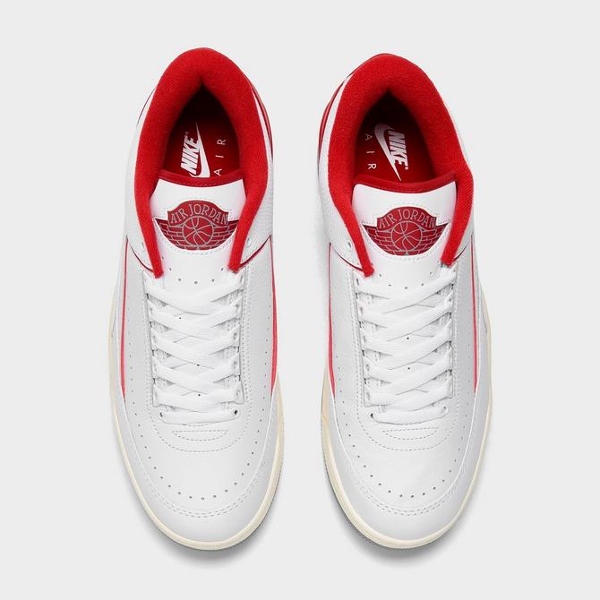 Red and white jordan 2 on sale