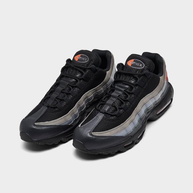 Pre-owned Nike Air Max 95 Retro Logo Black Grey Volt In Black/wolf Grey-cool  Grey-volt