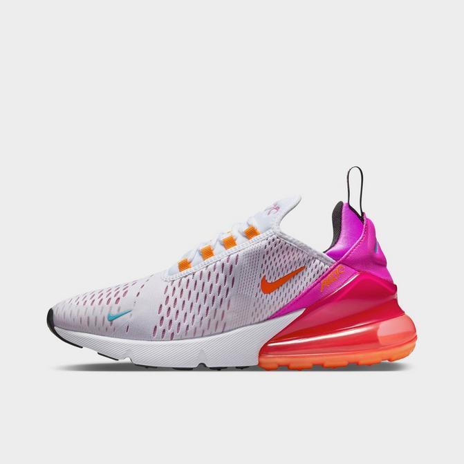 Air max 270 orange sale pink