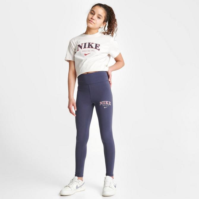 Nike Sportswear Junior Girls' Favourites High-Waisted Leggings / Indigo Haze
