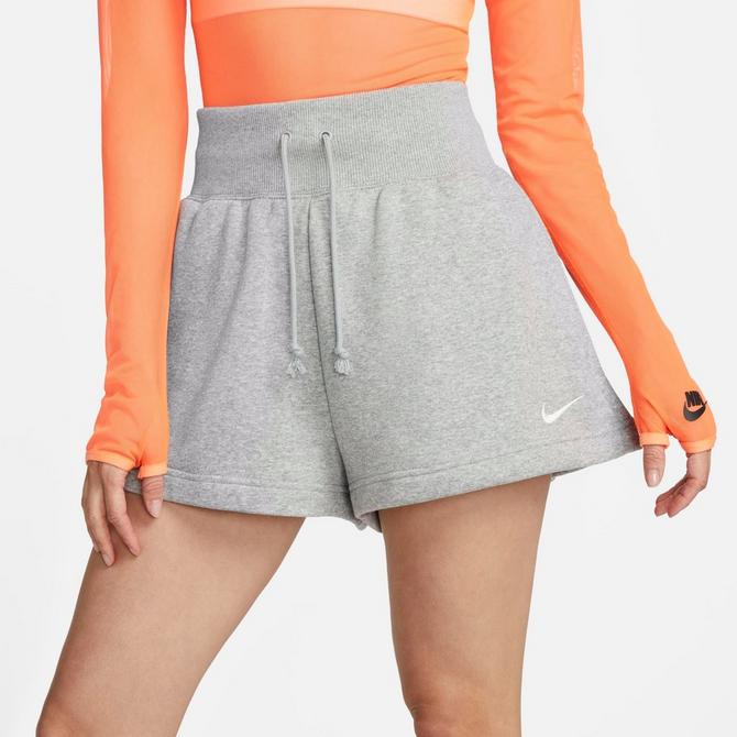 Nike gray shorts womens best sale