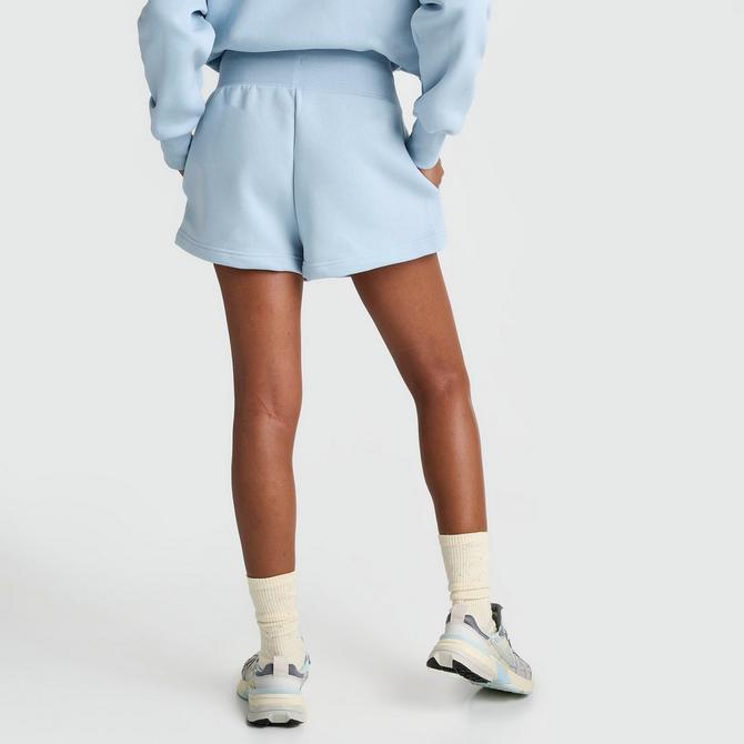 NIKE Sportswear Club Womens Fleece Shorts - STORM BLUE