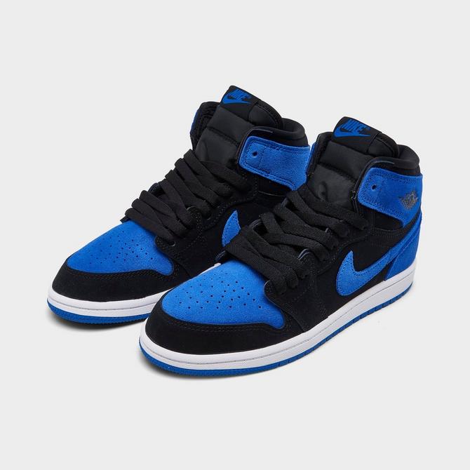 Blue white and hot sale black jordans 1