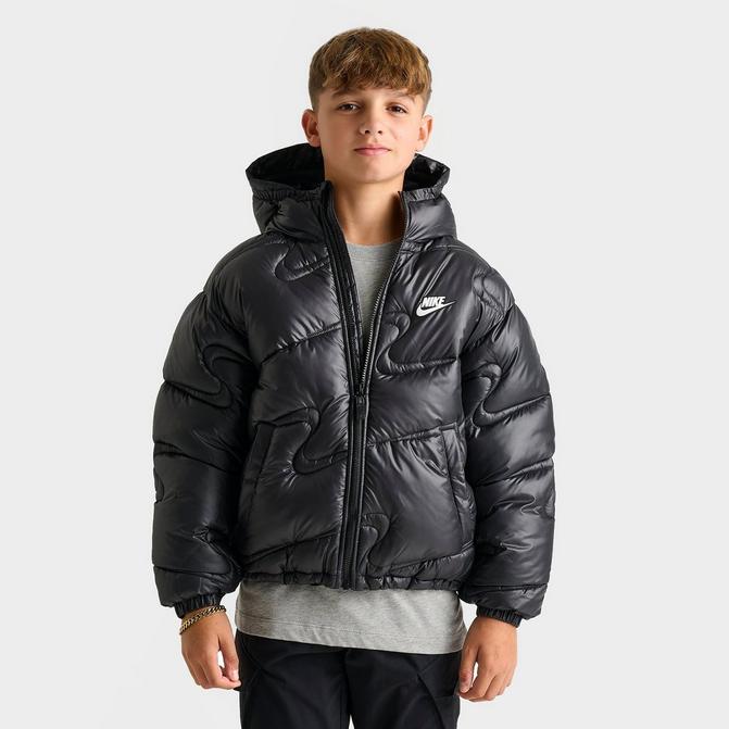 Kids hooded puffer jacket on sale