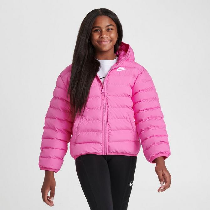 Girls' Big Kids' Nike Sportswear Lightweight Synthetic Fill Hooded Jacket