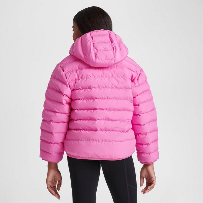 Girls\' Big Kids\' Fill Hooded Jacket| Lightweight JD Nike Sports Synthetic Sportswear