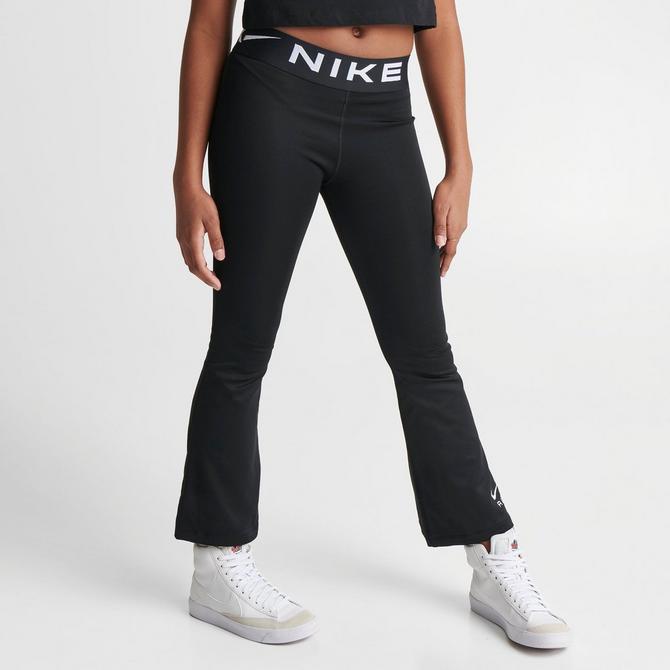 Nike Air Essential Older Kids' (Girls') High-Waisted Flared Leggings. UK