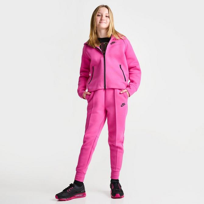 NIKE Girls Tracksuit Trousers Joggers 13-14 Years XL Pink