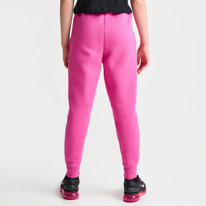 Nike Kids' Girls' Sportswear Tech Fleece Jogger Pants In Alchemy  Pink/black/black