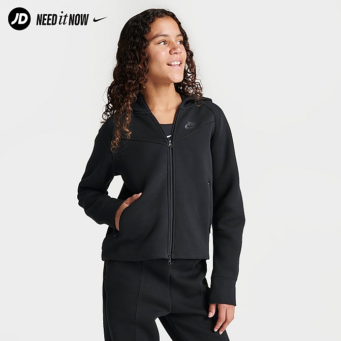 Girls' Nike Sportswear Tech Fleece Full-Zip Hoodie| JD Sports Girls' Nike Sportswear Tech Fleece Full-Zip Hoodie| JD Sports