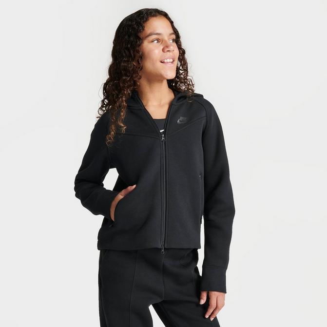 Nike black hoodie clearance girls