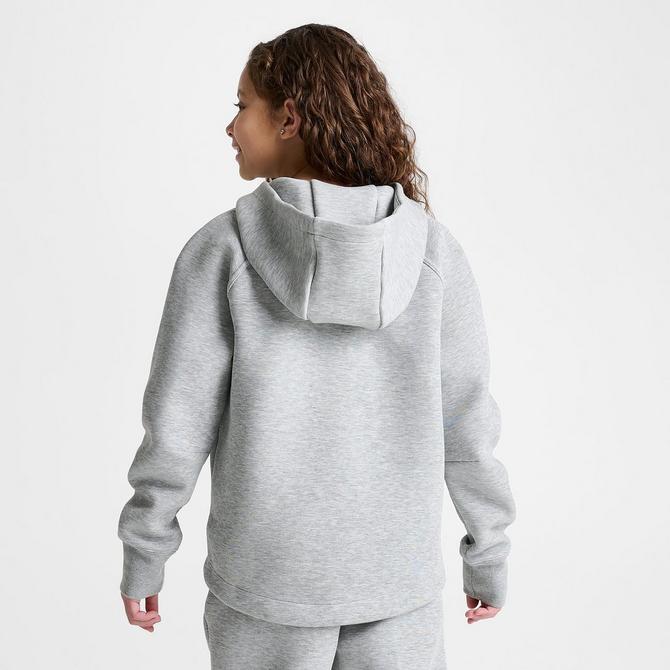 White Nike Tech Fleece Full Zip Hoodie Junior - JD Sports Global