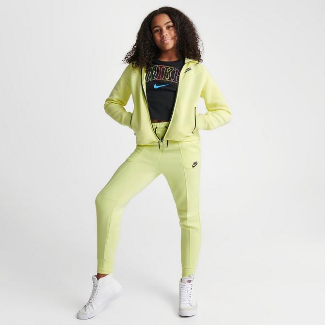 Grey Nike Girls' Tech Fleece Full Zip Hoodie Junior - JD Sports Global
