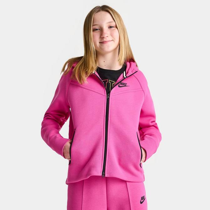 Girls' Nike Sportswear Tech Fleece Full-Zip Hoodie