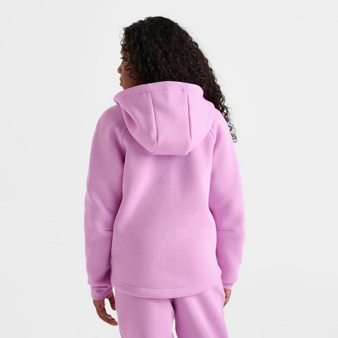 Nike pink zip up hoodie sale