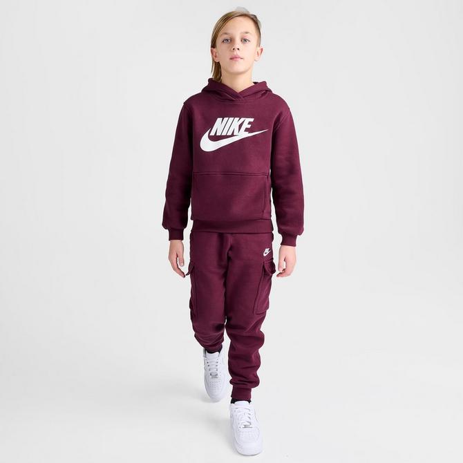 Nike burgundy outlet pullover