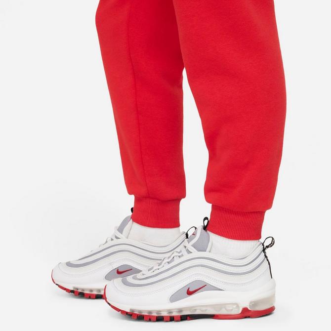 Red and white nike joggers online