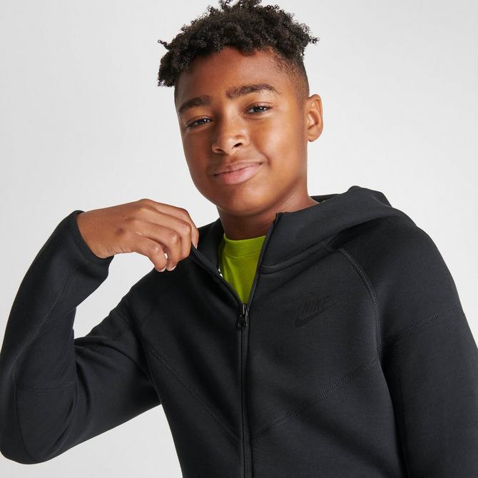 Boys black best sale zip up