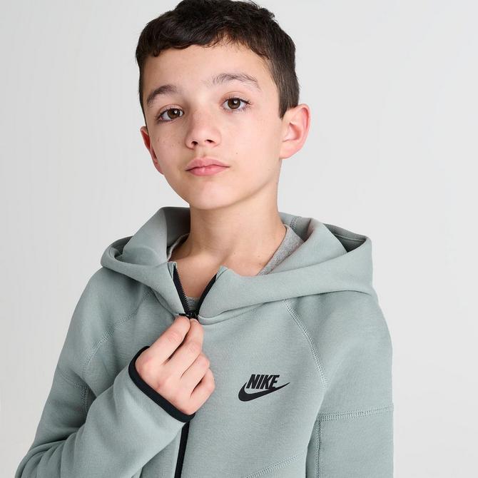 Nike Nike Sportswear Tech Fleece Big Kids' K - Mica Green / Black